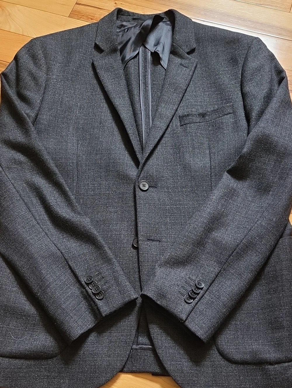 H&M Unstructured Blazer Italian Fabric 44r